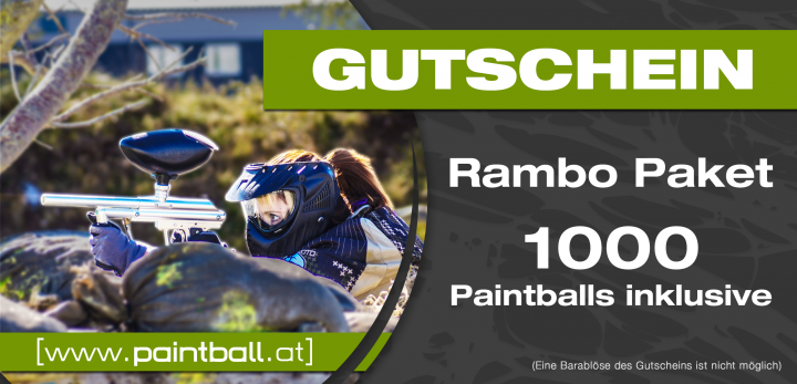 GS Rambo Deal 1000 Paintballs